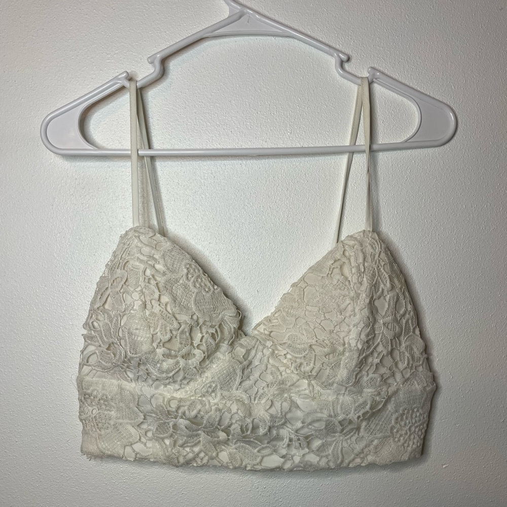 PAPAYA NWT white crop top